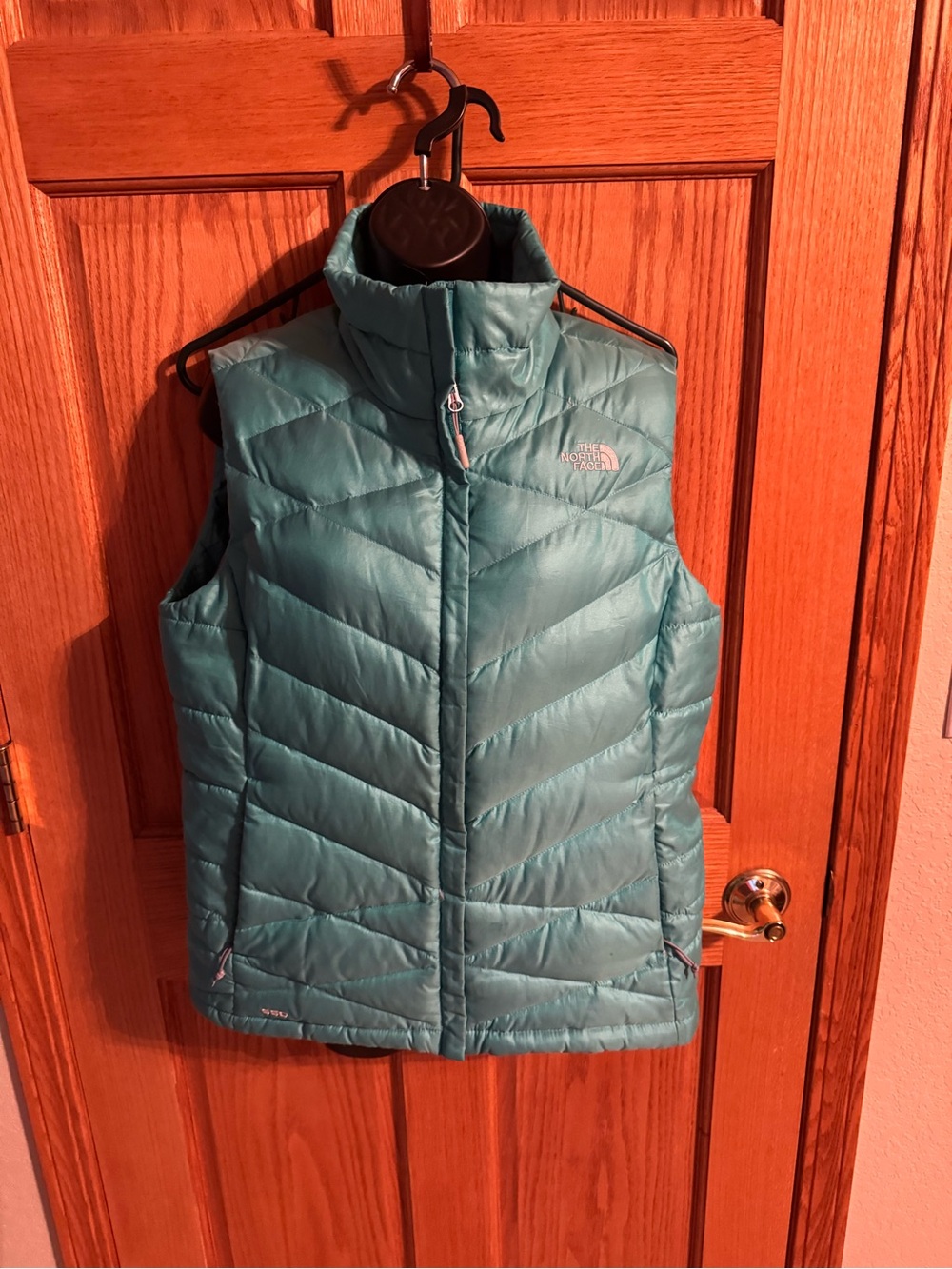 The North Face Teal Quilted Insulated Vest